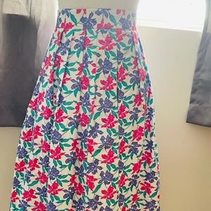 Vintage floral skirt